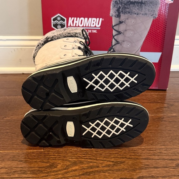KHOMBU winter boots - womens size 8 NEW IN BOX - Picture 3 of 6